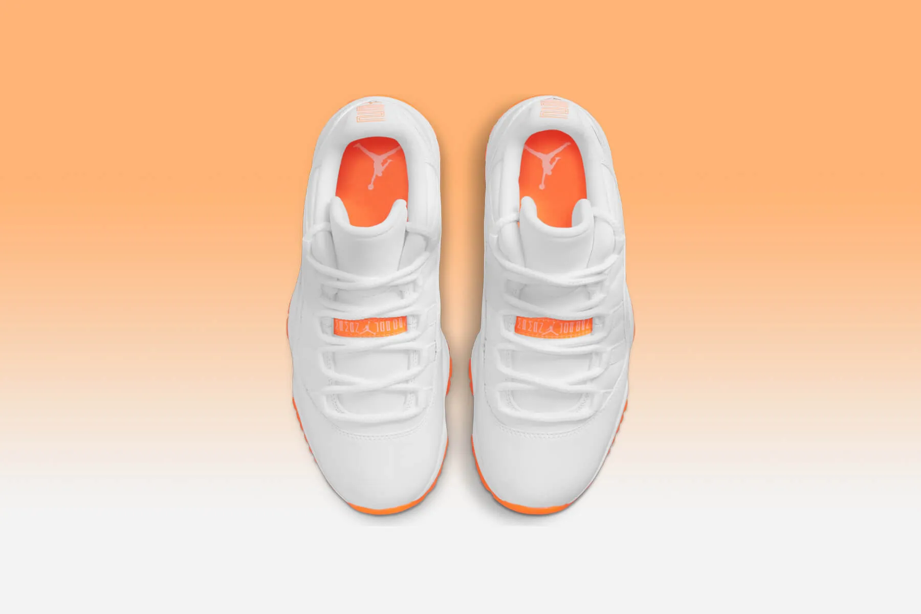 Air Jordan 11 Retro Low Women's - White/Bright Citrus