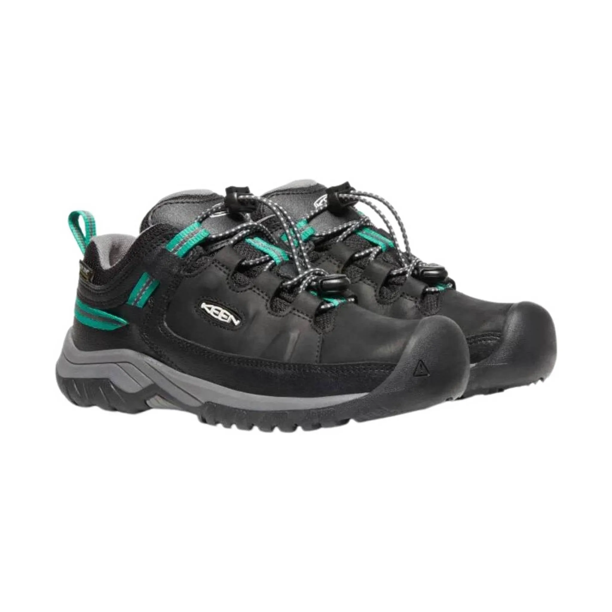 KEEN Big Kids' Targhee Low - Black /Star White