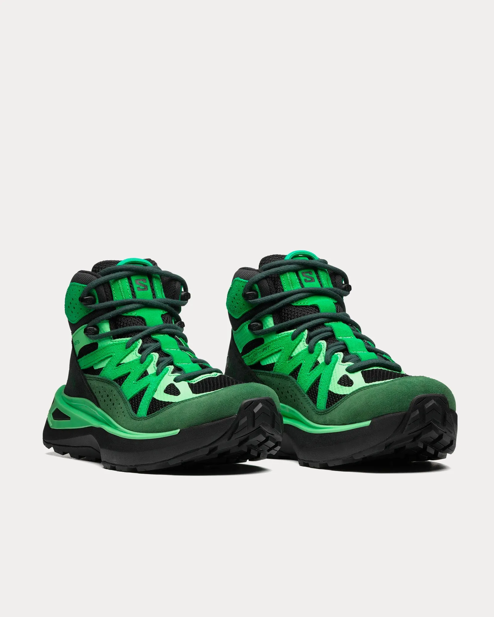 Odyssey Elmt Mid Gore-Tex Eden / Bright Green / Black High Top Sneakers