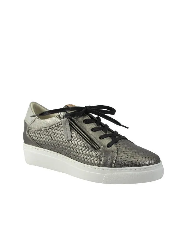 Oksana Woven Embossed Sneakers