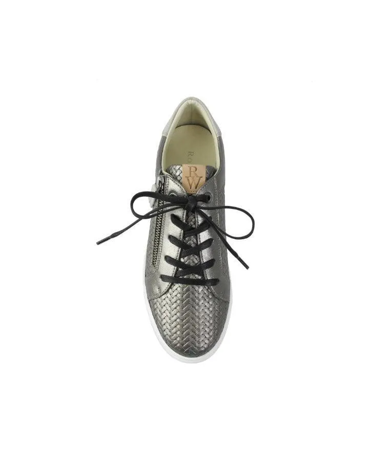 Oksana Woven Embossed Sneakers