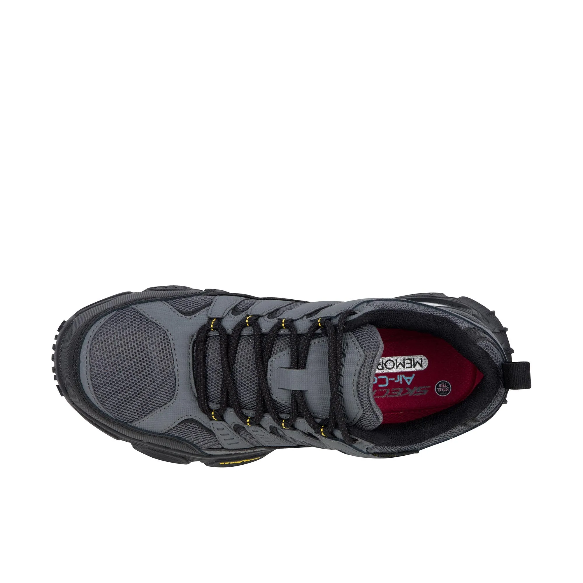 Skechers Arcket Air Envoy Steel Toe Grey Black