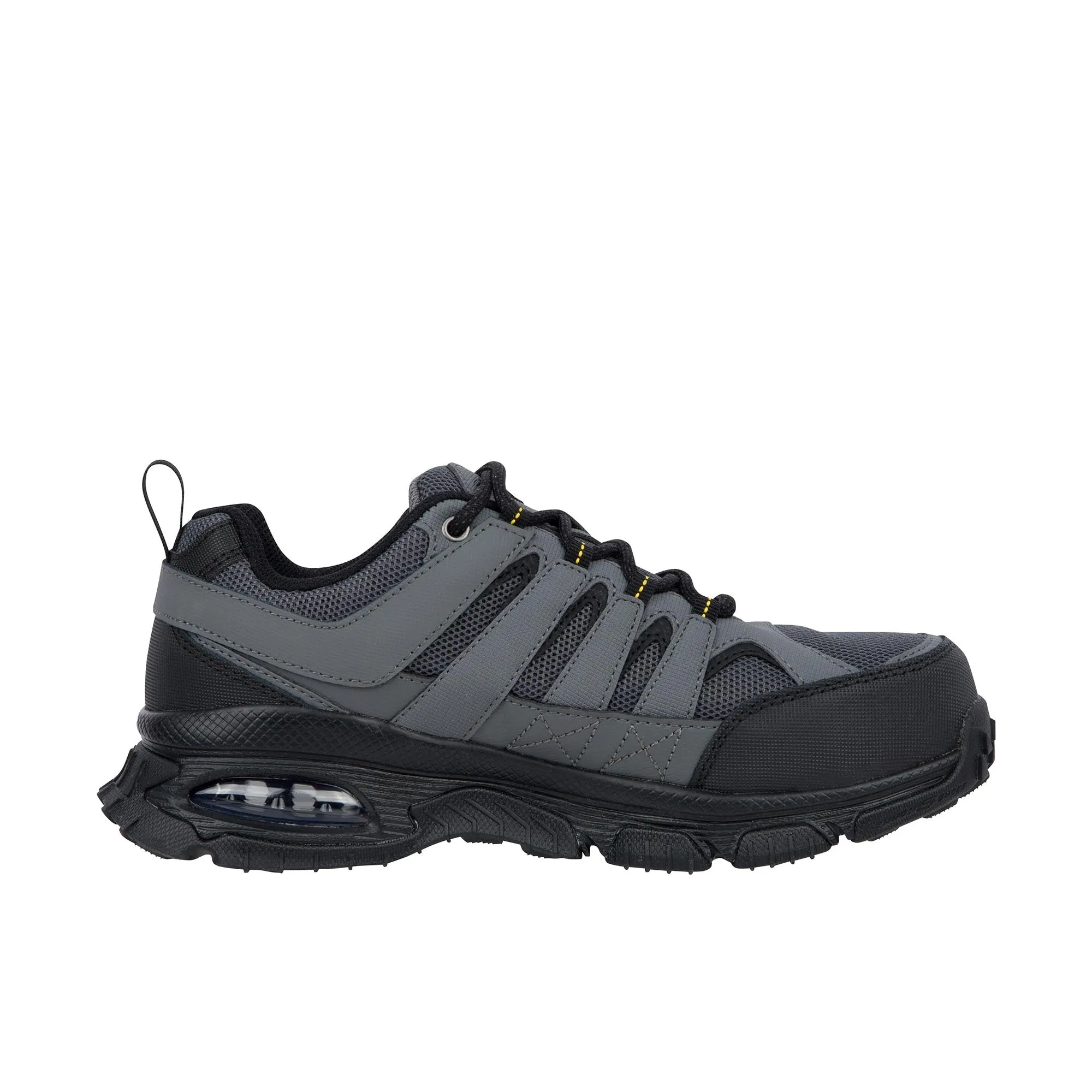Skechers Arcket Air Envoy Steel Toe Grey Black