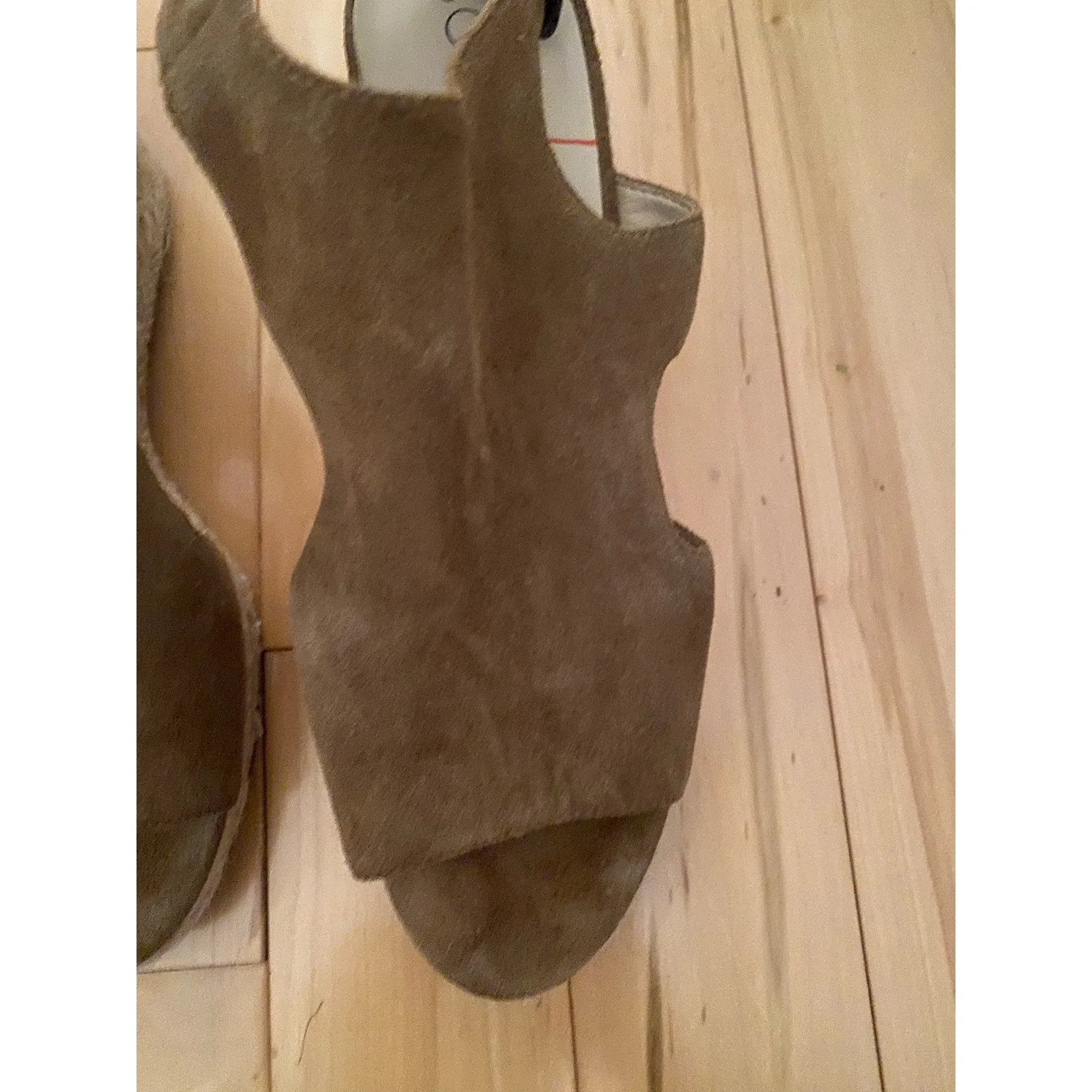 Sole Society Brown Suede Camreigh Espadrille Wedges Size 10