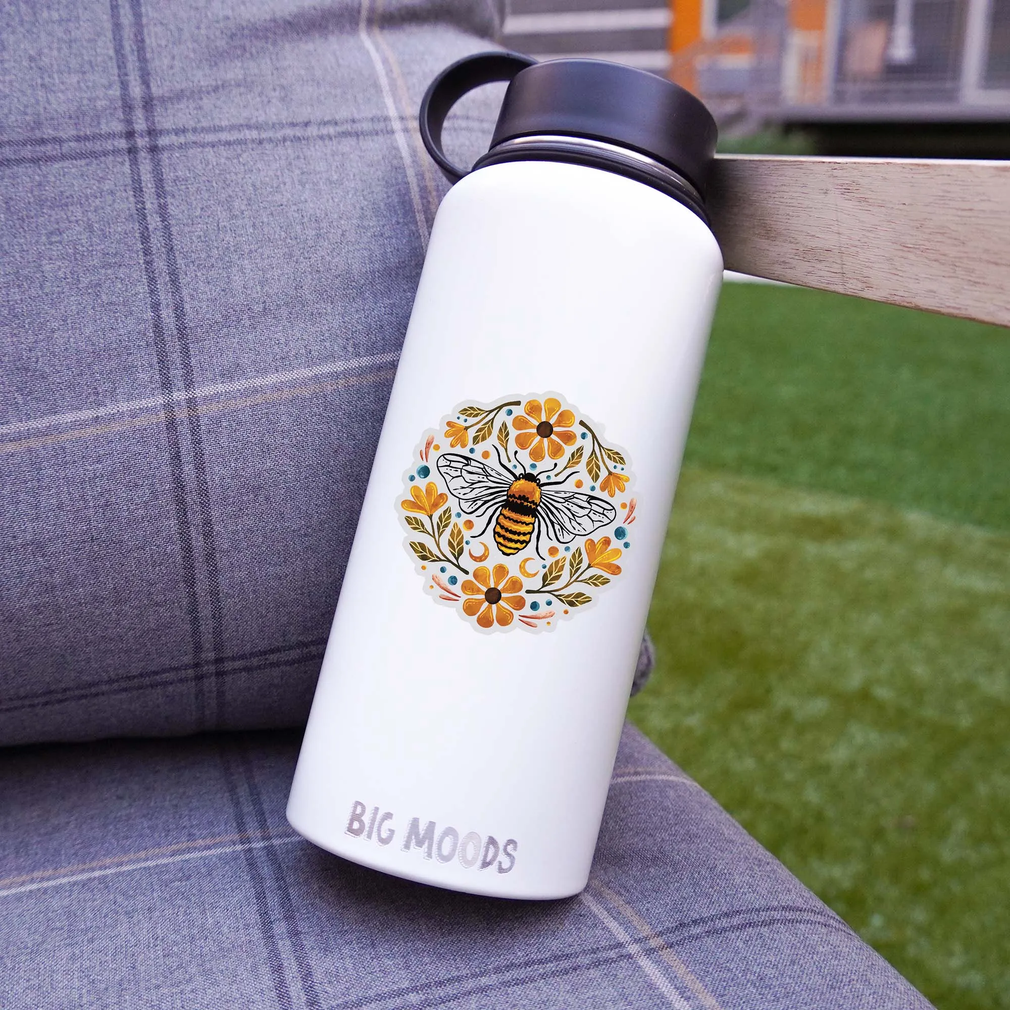 Sticker - Flowers Bee Clear